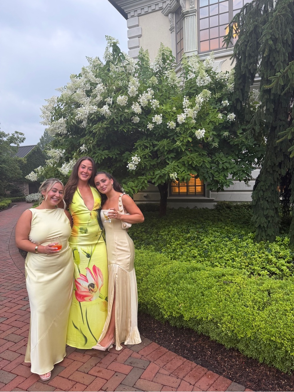 Yellow Satin Formal Slip Dress - Picture 5 of 5